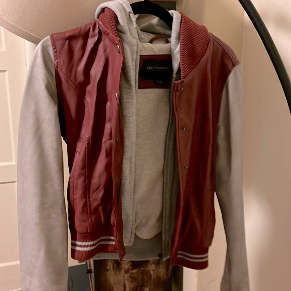 Obey propaganda varsity jacket